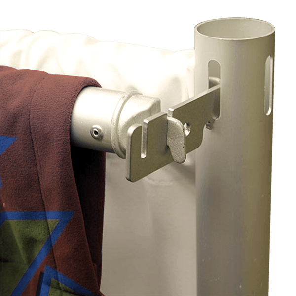 valance hangers in use