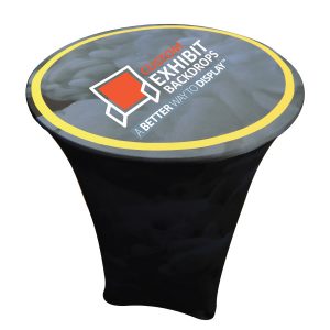 Custom Printed Spandex (Stretch) Cocktail Table Covers